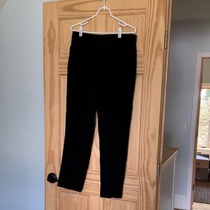 Theory Black Straight Leg Pants